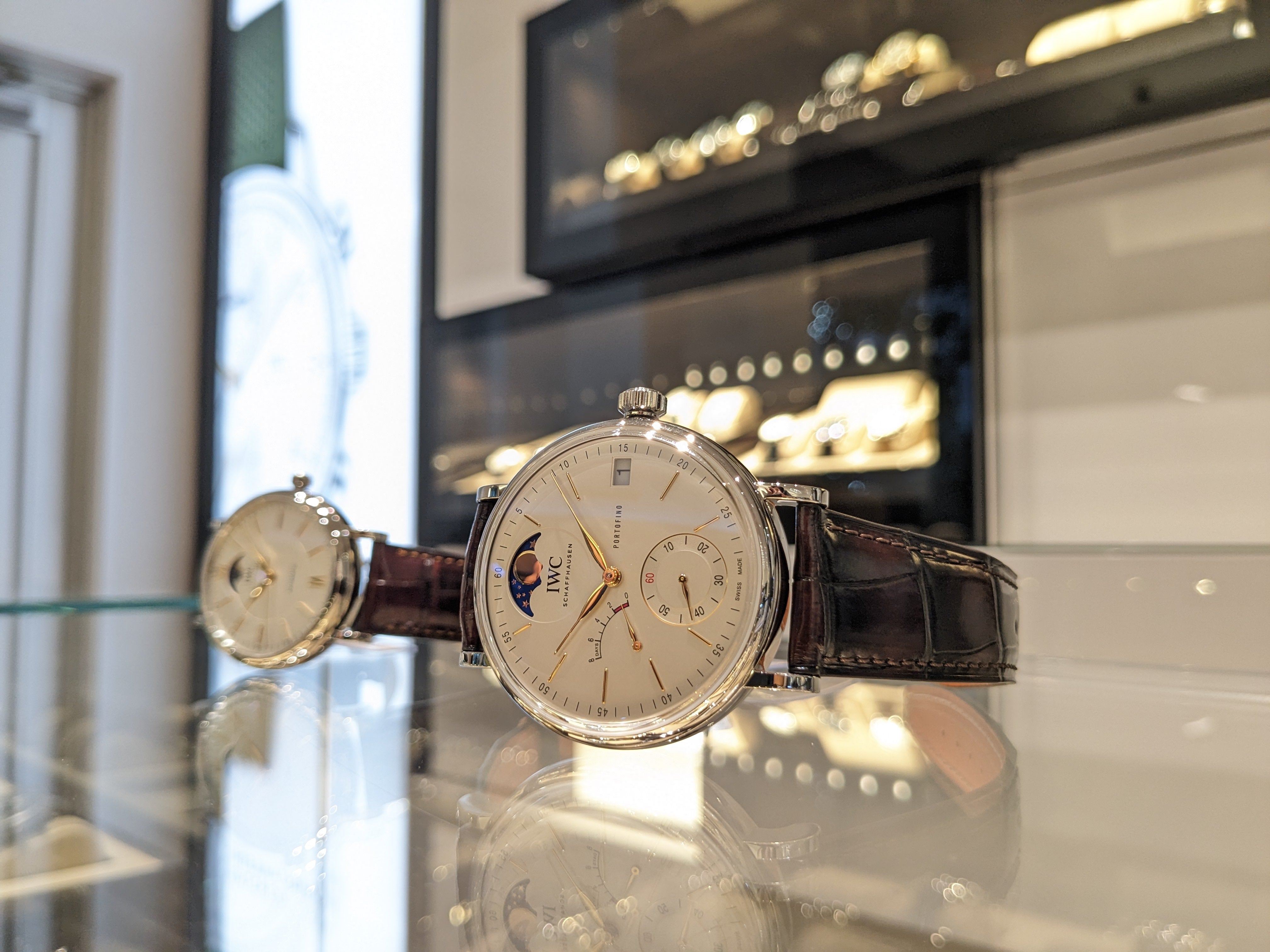 IWC ポートフィノ オートマティック ムーンフェイズ 40mm 白文字版 IWC】待望の40mmで登場 ポートフィノ・ムーンフェイズ