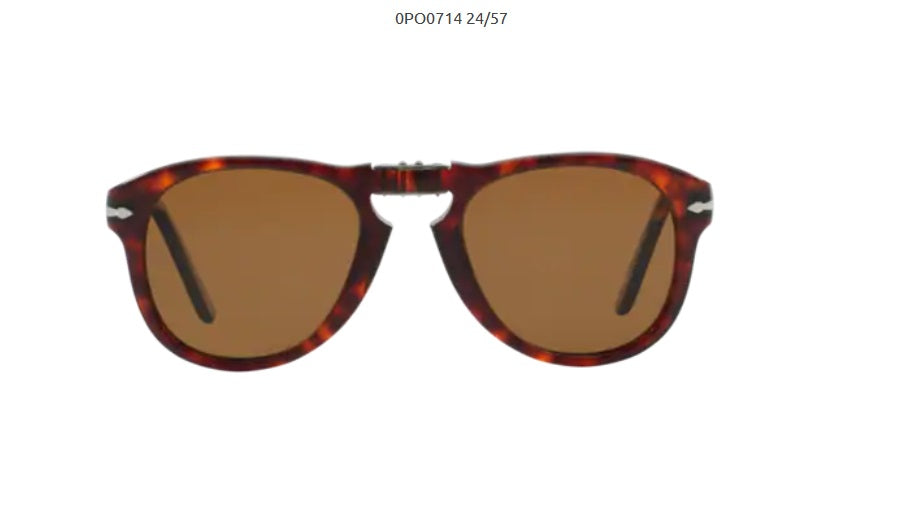 未使用品 RATTI Persol 147 サングラス ブラウン 度なし Persol サングラス ブラウン