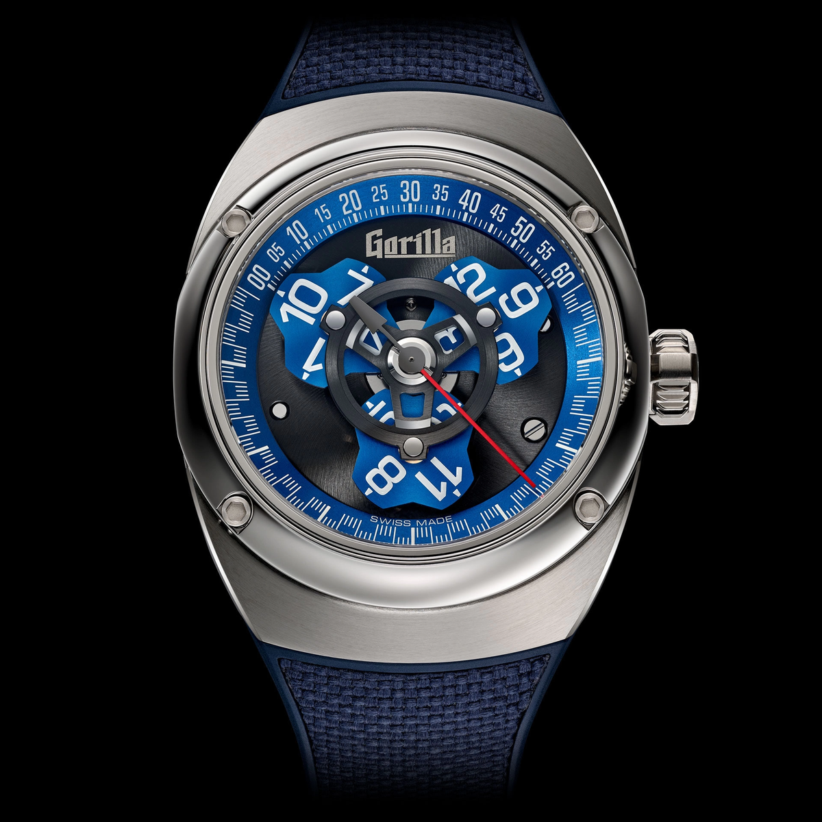 Gorilla 自動巻き時計 青 GoRIlla Watch（ゴリラ ウォッチ）の世界限定モデル『DRIFT