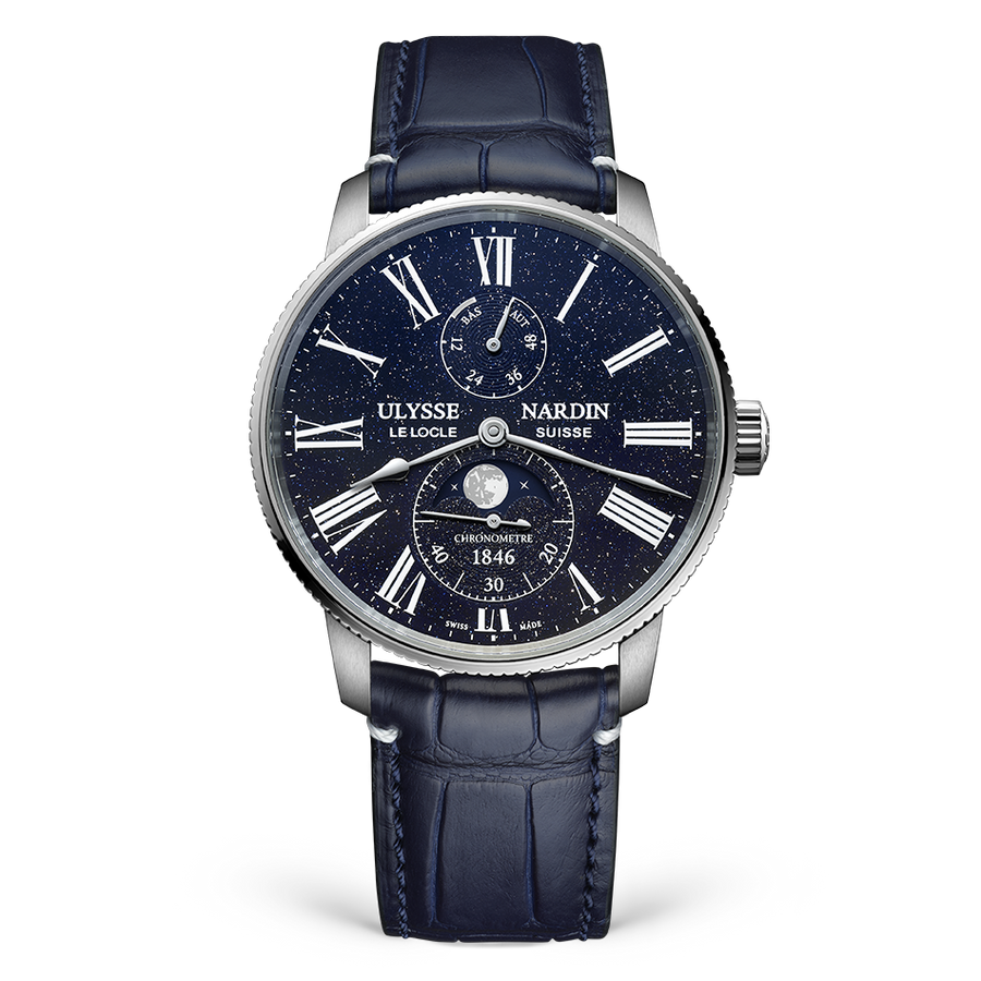 マリーン トルピユール ムーンフェイズ アベンチュリン 42mm