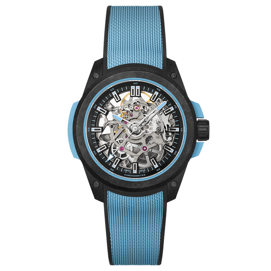 ワイルド ワン スケルトン 39mm スカイブルー