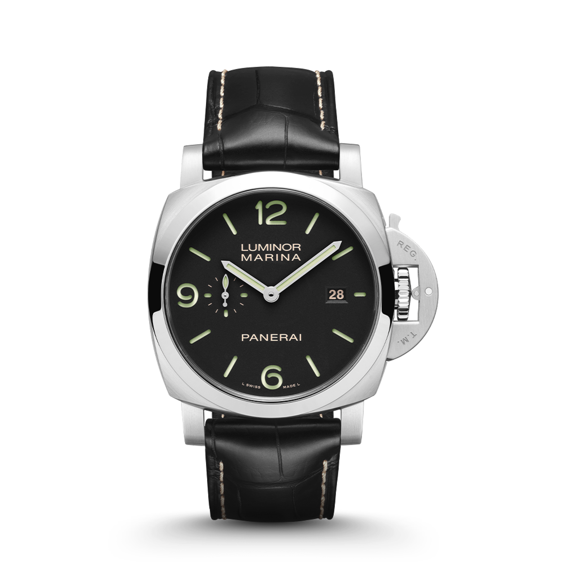 PANERAI パネライ　【ホーウィン社製】クロムエクセル （馬革）ラグ幅:26 ホーウィン クロムエクセル レザー ｜ パネライデザイン 時計